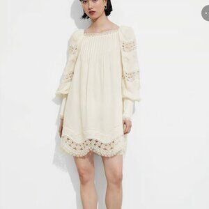 &otherstories dress cream lace trimmed - & Other Stories Cult Favorite!